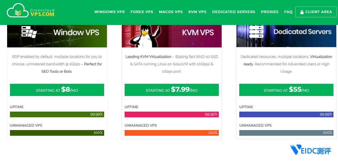 GreencloudVPS：无限流量Windows VPS年付$50/年，Hyper-V虚拟化，全球23个机房可选