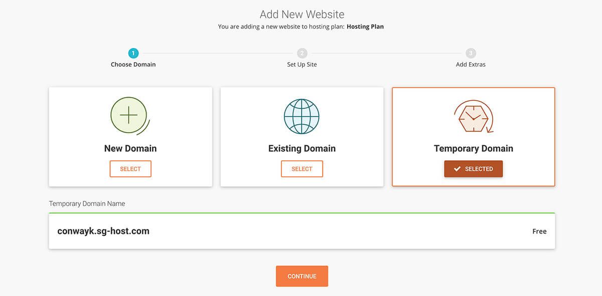 SiteGround主机账户中如何添加多个网站