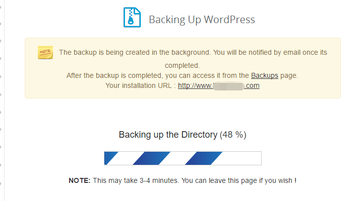 Backing Up WordPress
