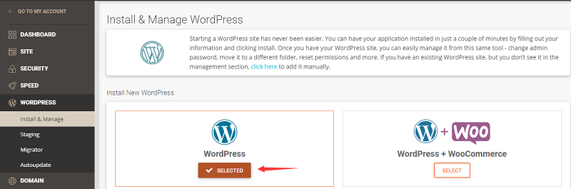 最新使用SiteGround主机的Site Tools工具自动安装WordPress网站教程