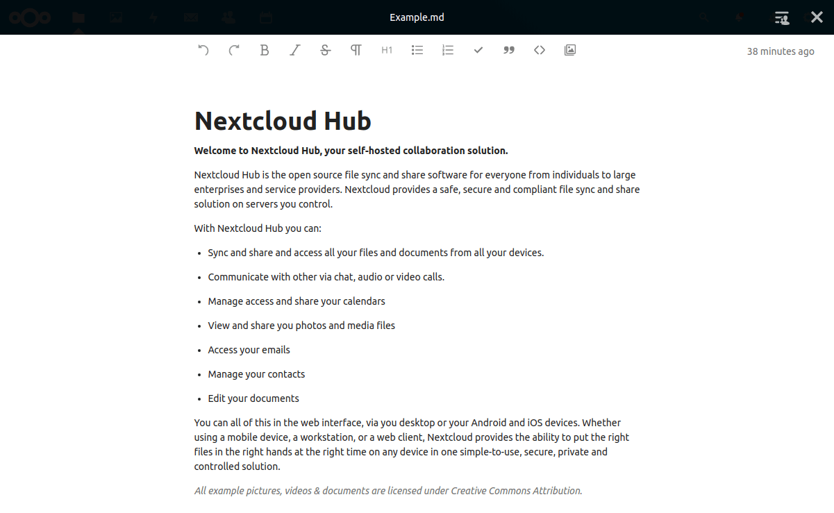 Nextcloud文件编辑器