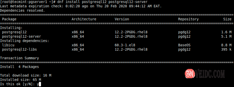 搬瓦工CentOS 8系统安装PostgreSQL和pgAdmin图文教程
