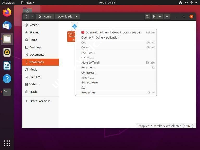 Ubuntu Notepad++