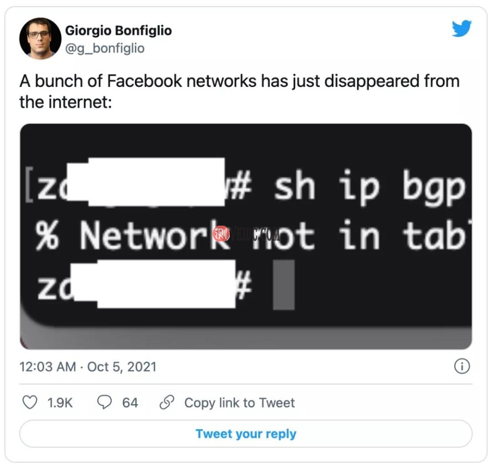 又一起BGP路由故障事件：Facebook 大瘫痪，6个小时无法访问插图5