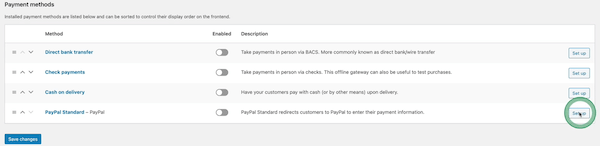 选择“PayPal Standard”