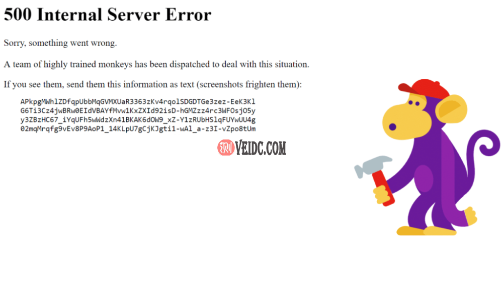YouTube上的500内部服务器错误