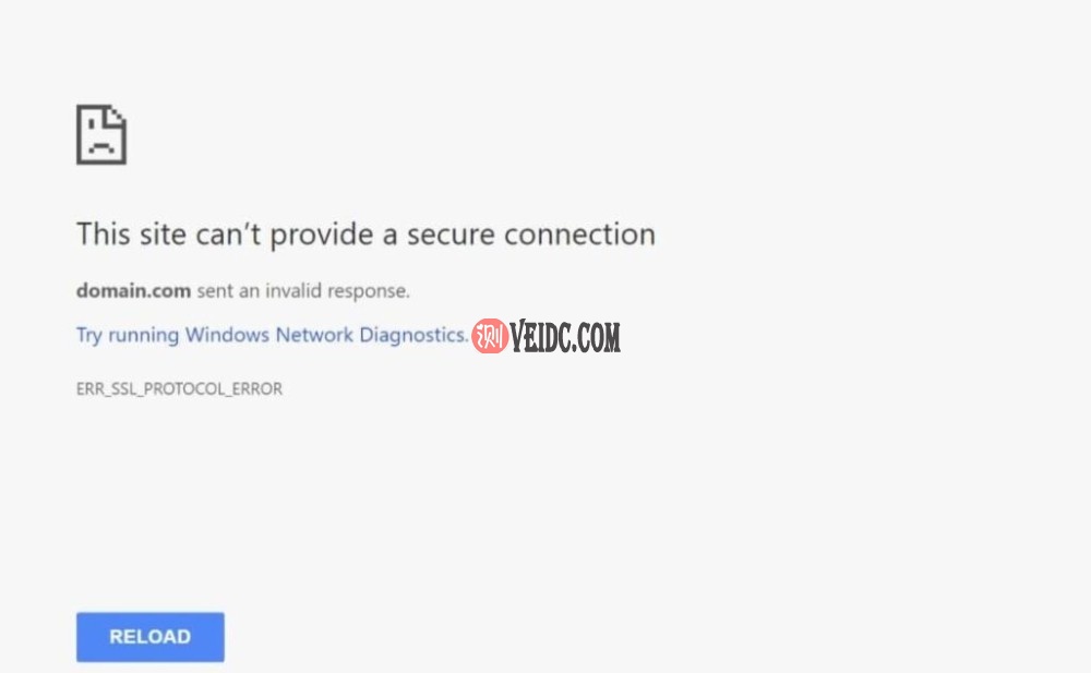 Google Chrome中的安全连接错误