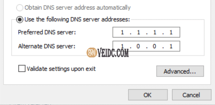 DNS服务器地址
