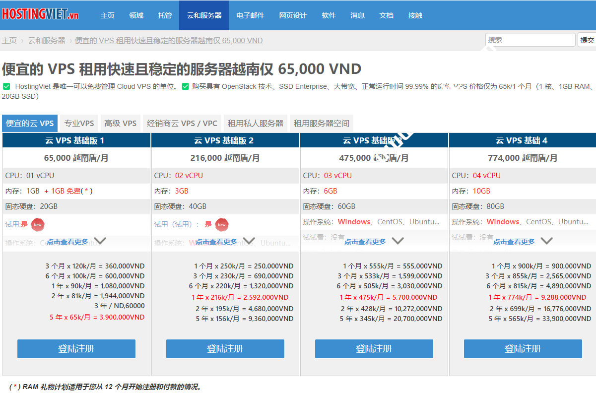 HostingViet#黑五#：全场5折优惠，越南便宜VPS，免费Windows系统/150Mbps不限流量，1核2G内存20GB SSD，月付9元起