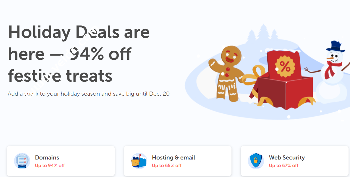 Namecheap：12月假日促销活动，域名注册最高优惠94%，共享主机优惠65%