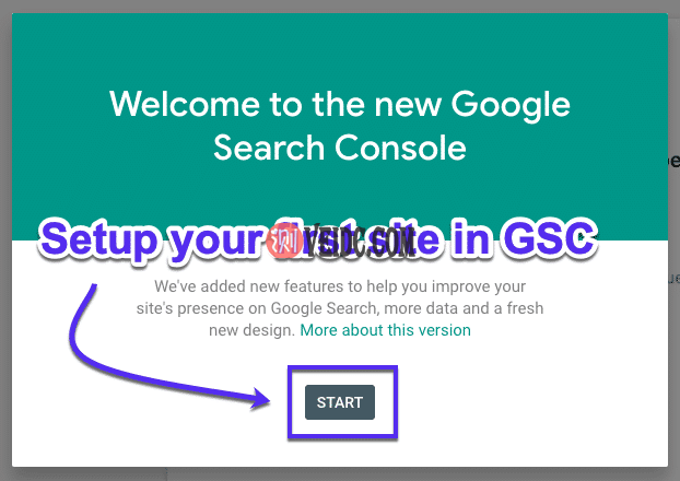 在Google Search Console中设置您的网站