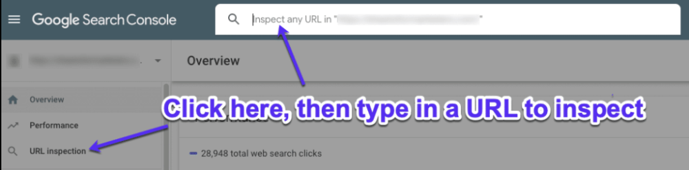 如何在Google Search Console中检查URL