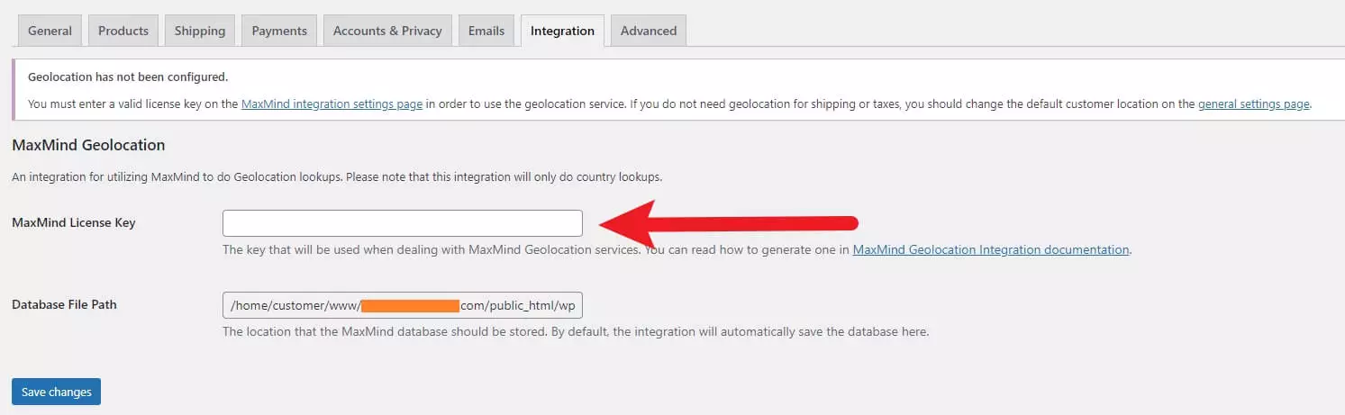 MaxMind教程 - 为WooCommerce网站配置免费的GeoIP数据库服务