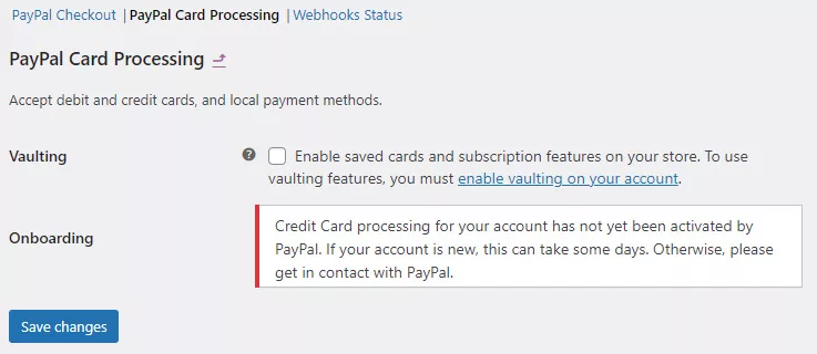 WooCommerce收款方式PayPal设置教程