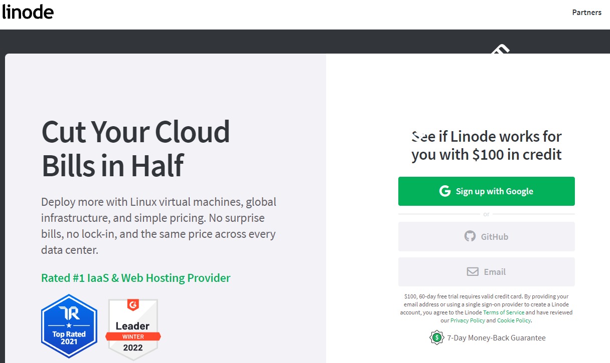 Linode：正式支持PayPal和Google Pay付款，新注册送$100，云服务器$5/月起
