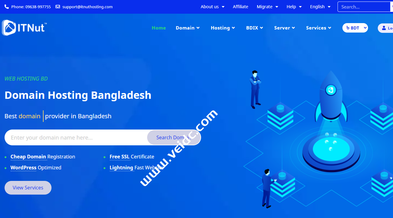 itnuthosting：孟加拉国VPS年付优惠16%，1核/2G内存/1.5T流量@100M带宽，$10/月起