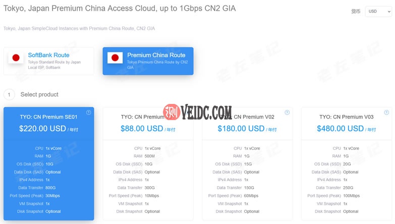 GigsGigsCloud：日本CN2 GIA云主机补货，30M带宽 800GB流量 月付$22起