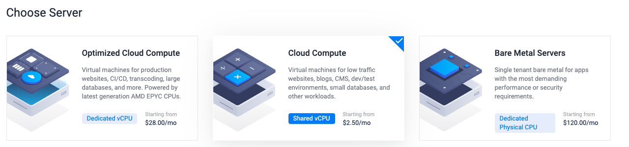 Vultr推出高性能AMD系列服务器，全新的优化云计算产品线