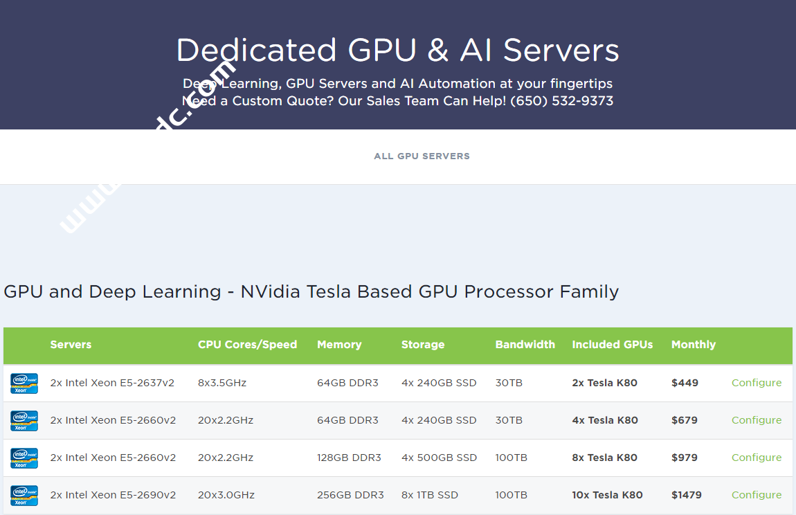ServerHub：美国GPU显卡独立服务器/物理服务器，可选美国/德国/荷兰等机房，2*E5-2637v2/64G，最高40Gbps超大带宽，月付449美元起