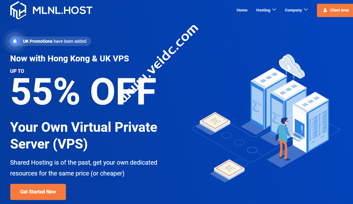 MillenialHost：香港VPS，英国VPS，最高优惠55%，1Gbps端口，月付$4.2起