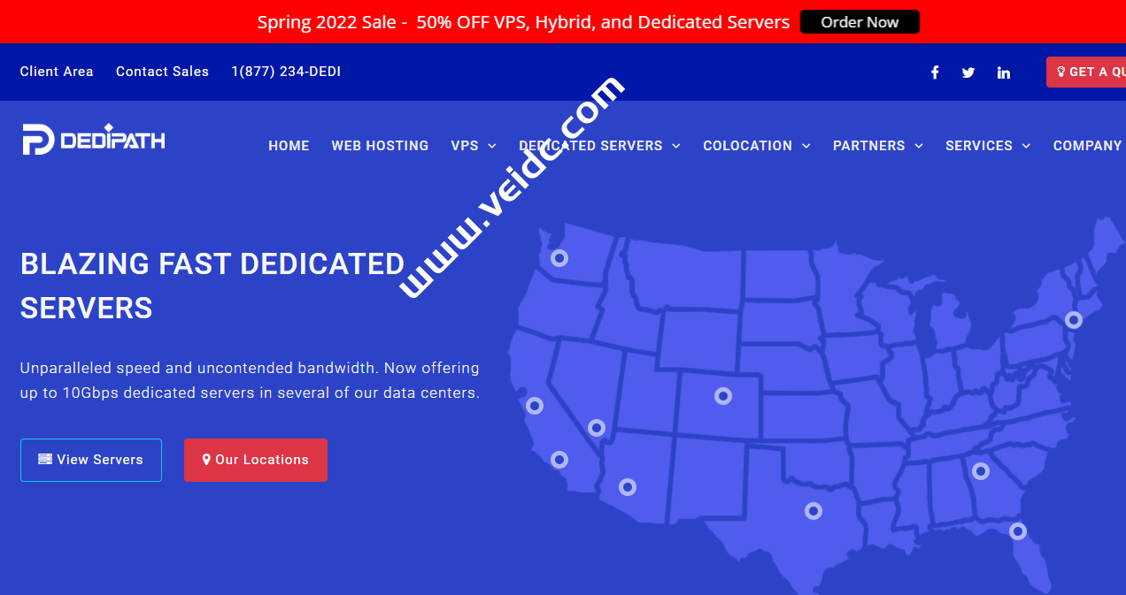 DediPath：全场VPS/HybridServers5折优惠，月付1.75美元起，美国独立服务器月付$39起
