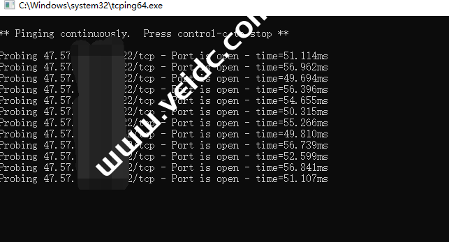 TCPing：Windows系统非常好用的网络工具，获取 TCP延迟、端口通顺情况、已禁Ping服务器的延迟