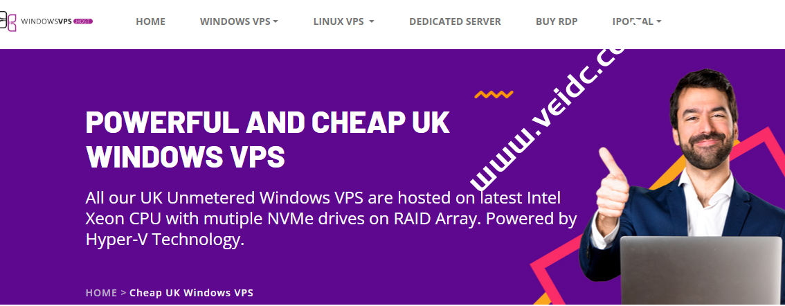 WindowsVPS. Host：英国VPS，1核/2G/25GB SSD/1Gbps不限流量，$7/月起，另可选美国/德国/荷兰等机房