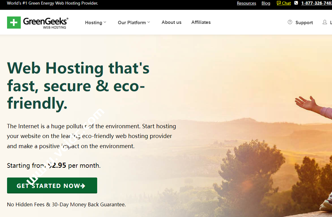 GreenGeeks：WordPress 外贸虚拟主机26折优惠，购买送1年免费域名，可选美国/加拿大/欧洲机房，月付$2.95起