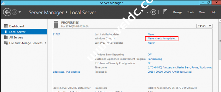 如何禁用Windows Server 2012、2019 上的自动更新？