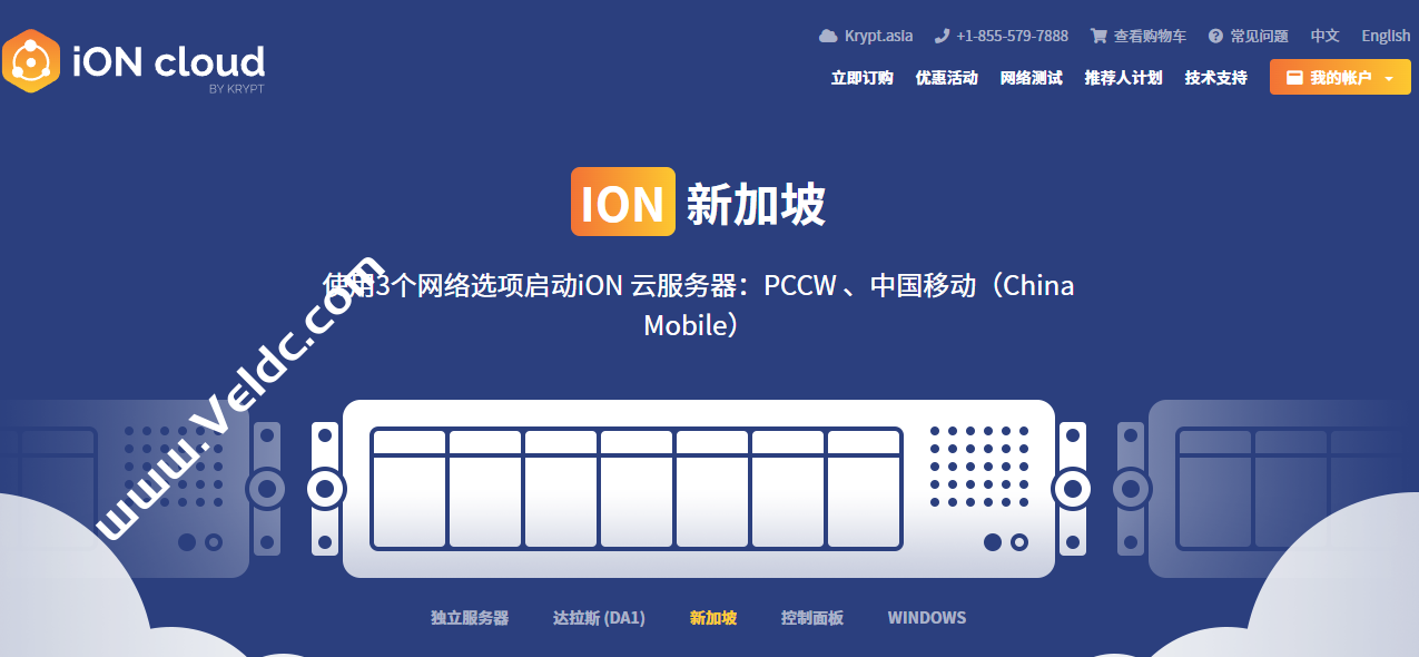 iON Cloud：新加坡CN2云主机整理，1核2G内存，10M-50M带宽，月付35美元起