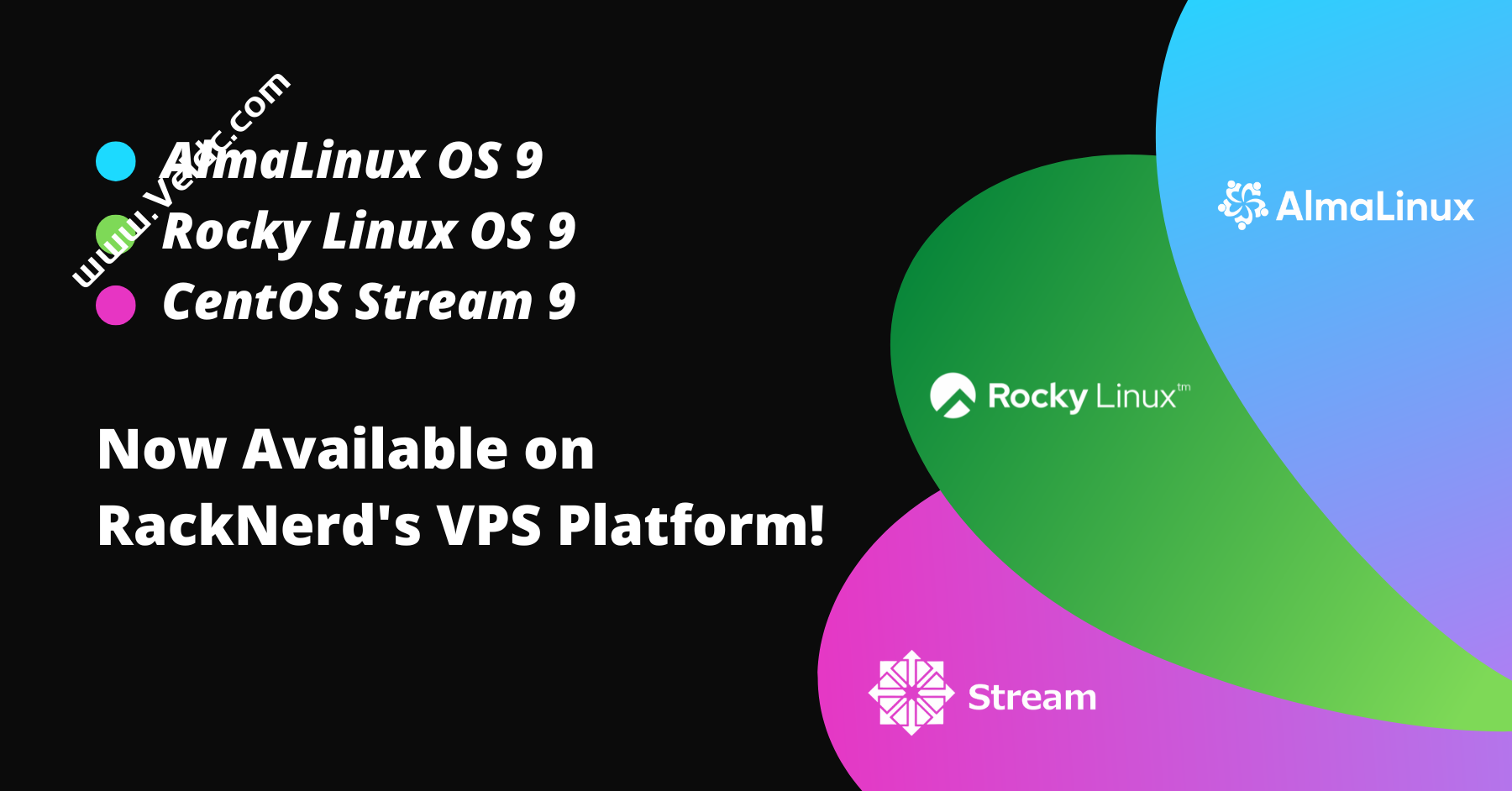 RackNerd：新增AlmaLinux OS 9/Rocky Linux OS 9 和 CentOS Stream 9操作系统模板，附2022双十一VPS促销套餐，年付11.11美元起
