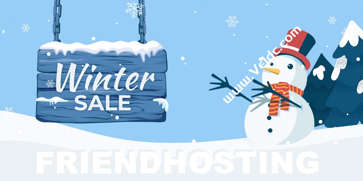 Friendhosting：Winter Sale 2023优惠，国外不限流量VPS全场75折，月付2.2欧元起