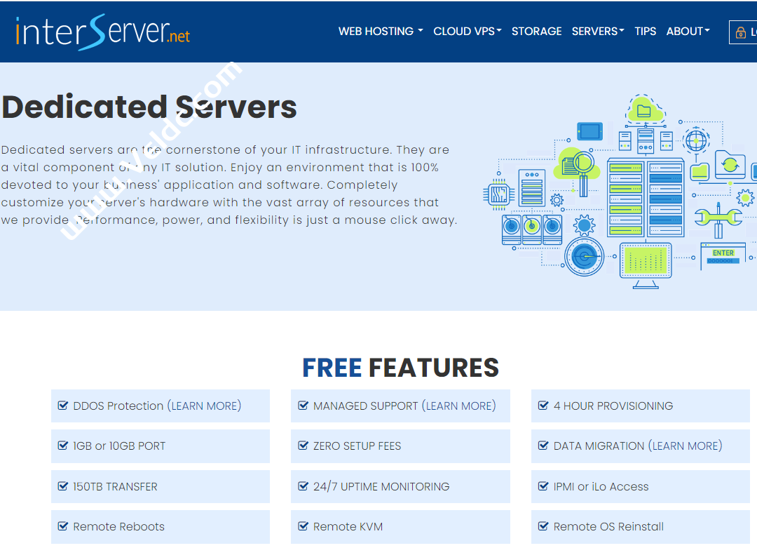 InterServer：美国服务器促销，E3-1270v2/32GB/4TB SSD/1Gbps@150TB流量，1Tbps+ DDOS防护，月付49美元
