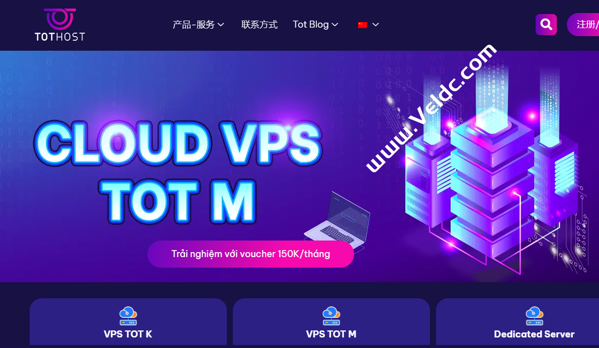 TotHost：越南便宜VPS促销，最高7折优惠，100Mbps带宽不限流量，月付$3.00起