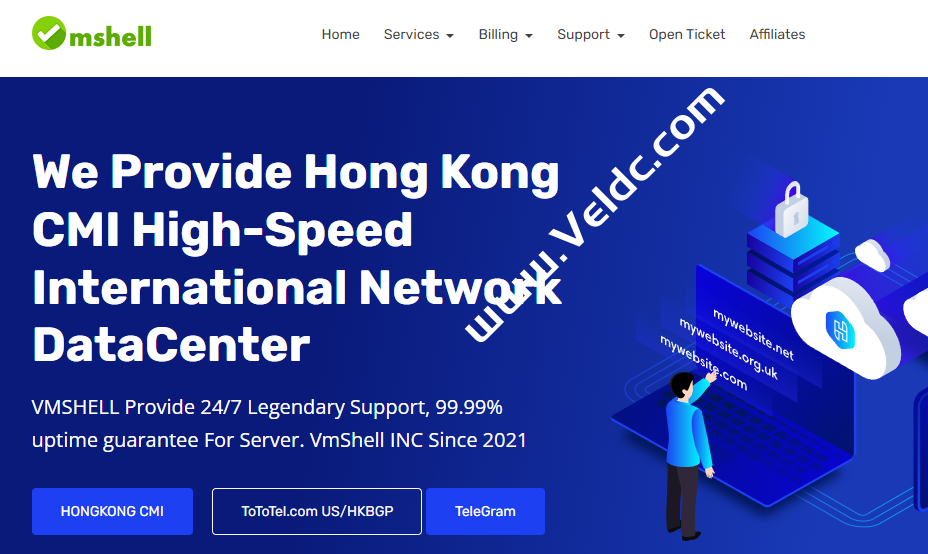 Vmshell：高速上网VPS，解锁流媒体（包括奈菲/HULU和北美Tiktok/CHATGPT运营等）可选香港CMI/香港BGP/美国10Gbps大带宽，年付$29.99起