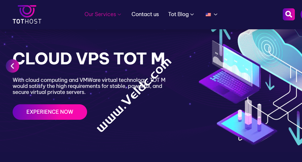 TOTHOST：越南不限流量VPS八折优惠，可选VNPT/CMC线路，原生IP，可解锁TikTok/奈飞等流媒体，月付$1.9起