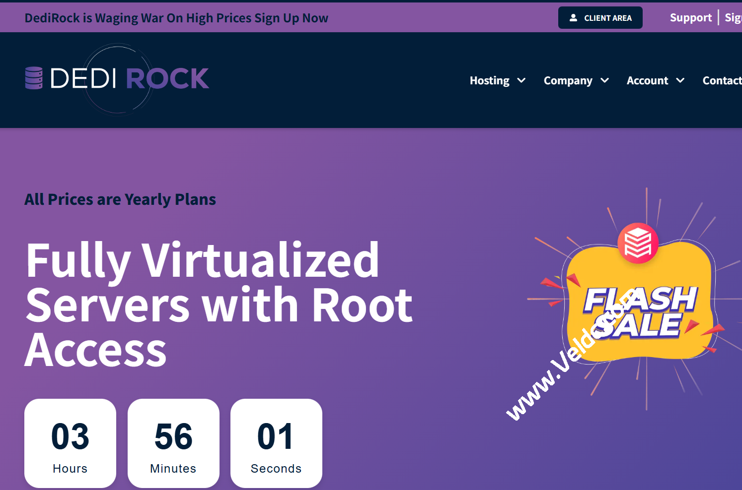dedirock：最便宜美国VPS，1核2GB/30GB SSD，1Gbps@2 TB，可选洛杉矶/纽约机房，年付仅需$6.75-国外主机测评