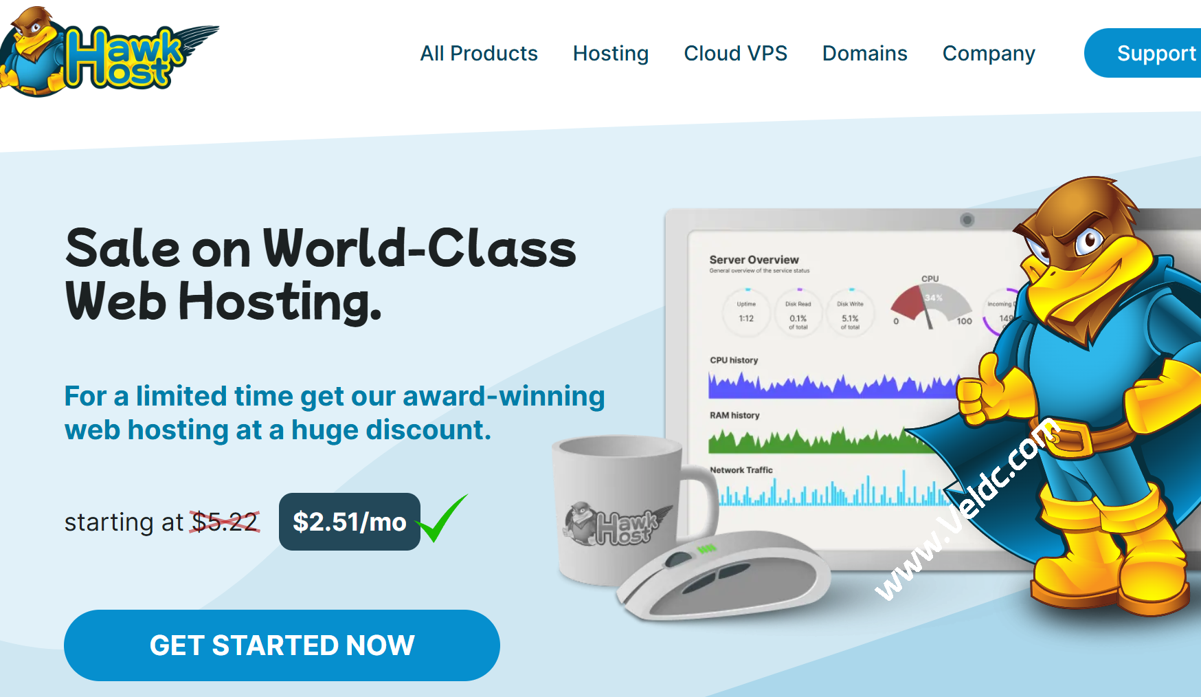 HawkHost 圣帕特里克节大促：虚拟主机 2 折起，低价域名 $2.99 抢购-国外主机测评