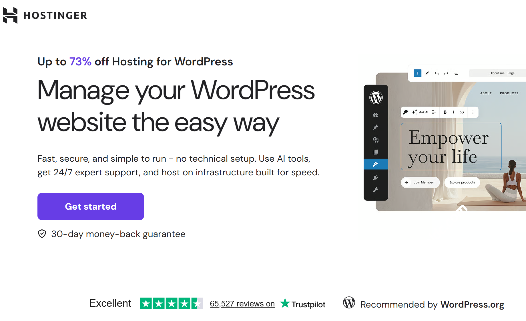 Hostinger春季大促来袭：WordPress虚拟主机低至$1.79/月，最高81%折扣+3个月免费-国外主机测评
