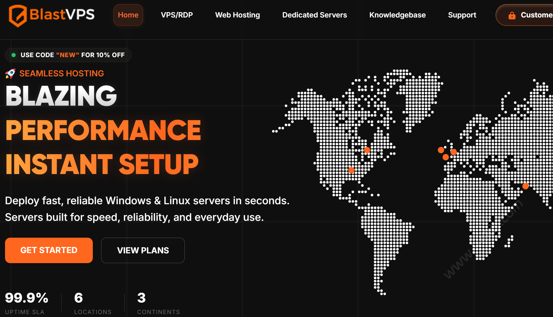BlastVPS：Ryzen 9高性能VPS全场9折优惠，2核/4GB/40 GB/1Gbps@不限流量，月付$10.99起，可选德/法/美/英/加拿大/新加坡机房-国外主机测评