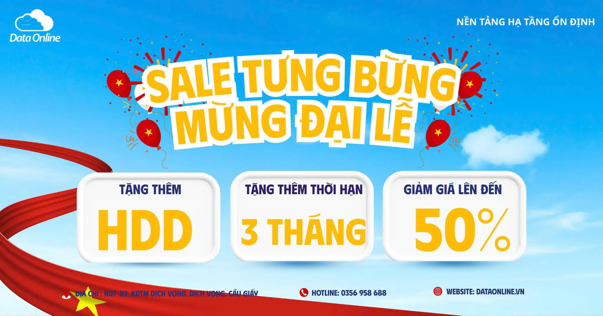 DataOnline：越南便宜VPS七折优惠，基于 OpenStack + CEPH，200Mbps不限流量，月付13元起-国外主机测评