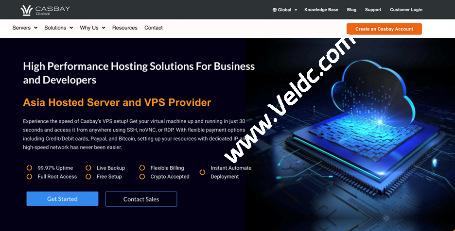 Casbay：马来西亚原生IP VPS/独服月付24.59美元起，100Mbps不限流量，Linux/Win可选，支持流媒体解锁 / 加密货币-国外主机测评