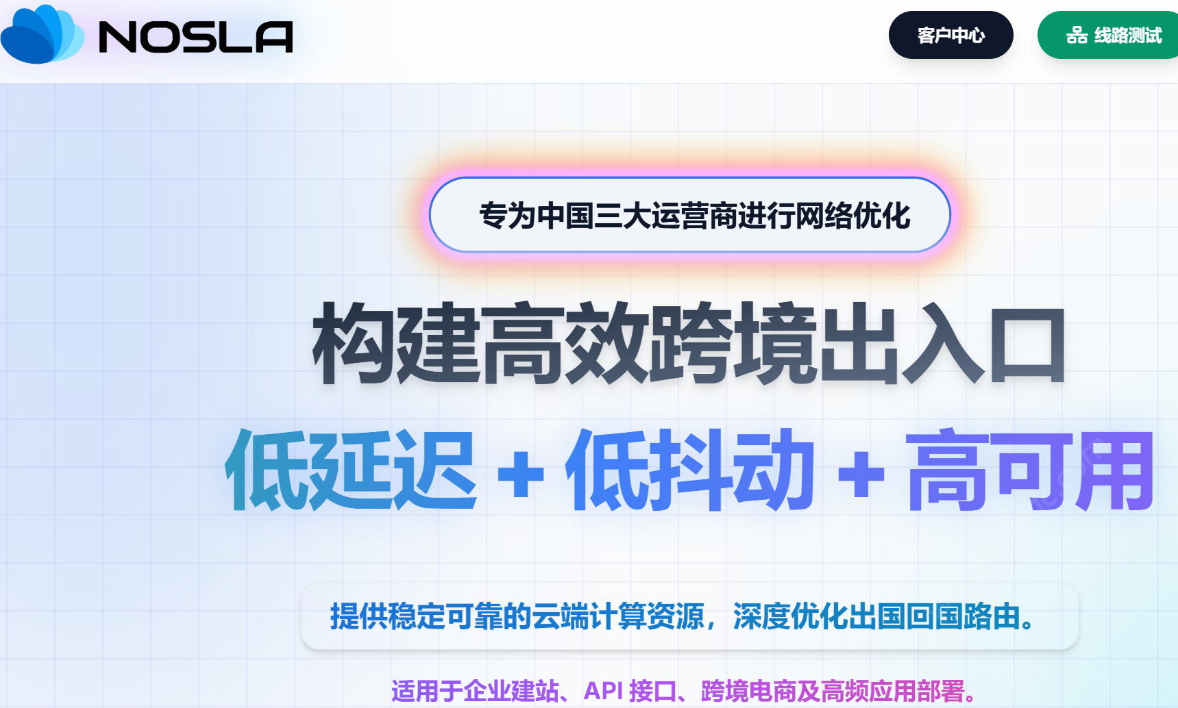 noslacloud:七仲夏特别促销,可选香港/洛杉矶/法兰克福等大陆特别优化线路VPS,月付169元起-国外主机测评