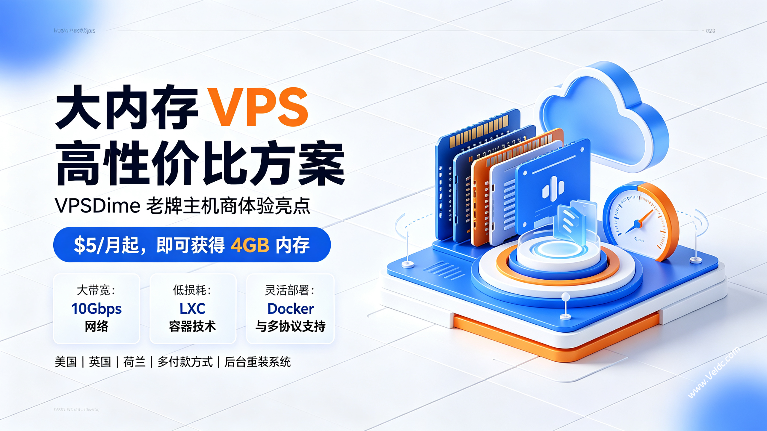 VPSDime：超高配置性价比VPS，可选美国达拉斯/洛杉矶/英国/荷兰，2核4G/20 GB NVMe，10Gbps@1T，月付$5 起-国外主机测评